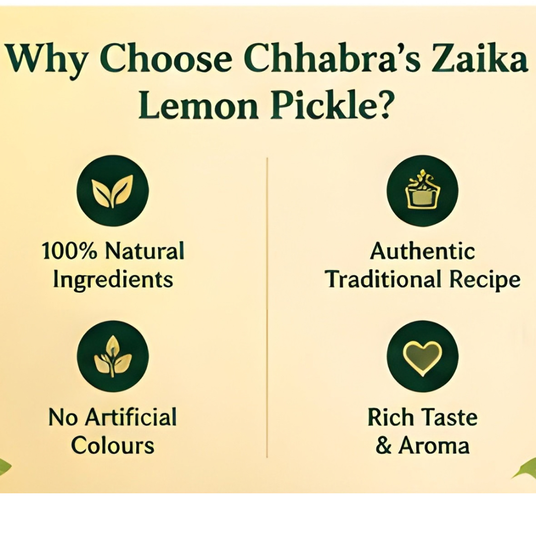Chhabra’s Zaika Lemon Pickle | Nimbu Achar – 1 kg - Image 7